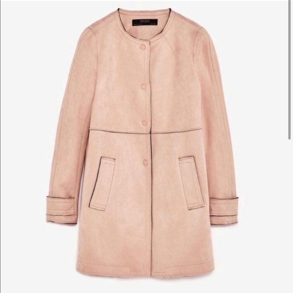 Zara | Faux Suede Jacket
